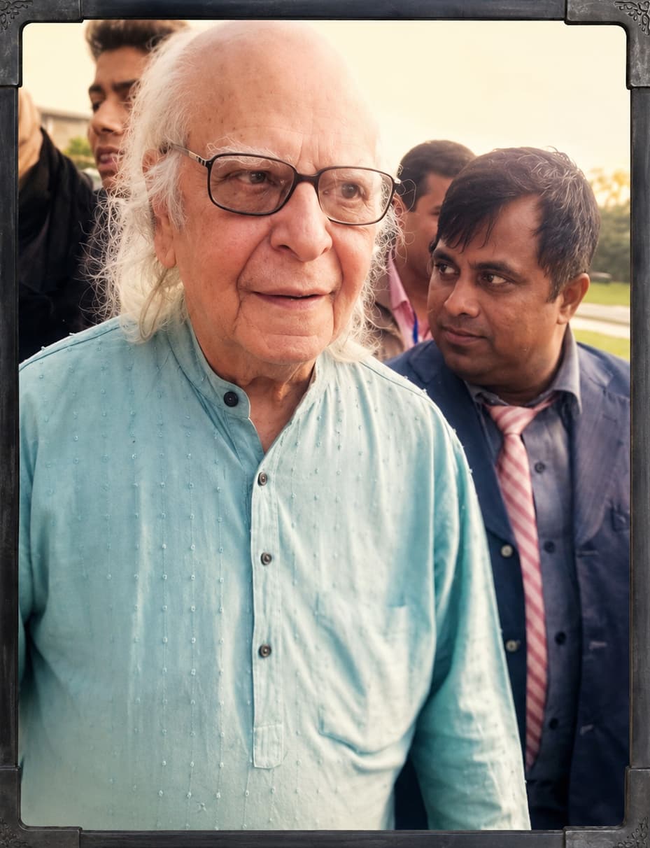 Deepak Sir with Professor Yashpal ji at Science Conference